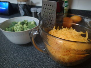 Cheddar Broccoli Soup-Broccoli Chopped and Cheese Shredded